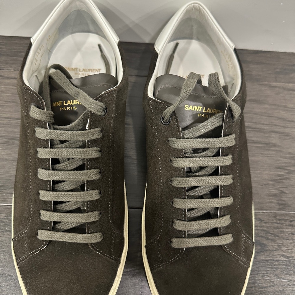 Saint Laurent court classic sneakers size 10 - Picture 2 of 9
